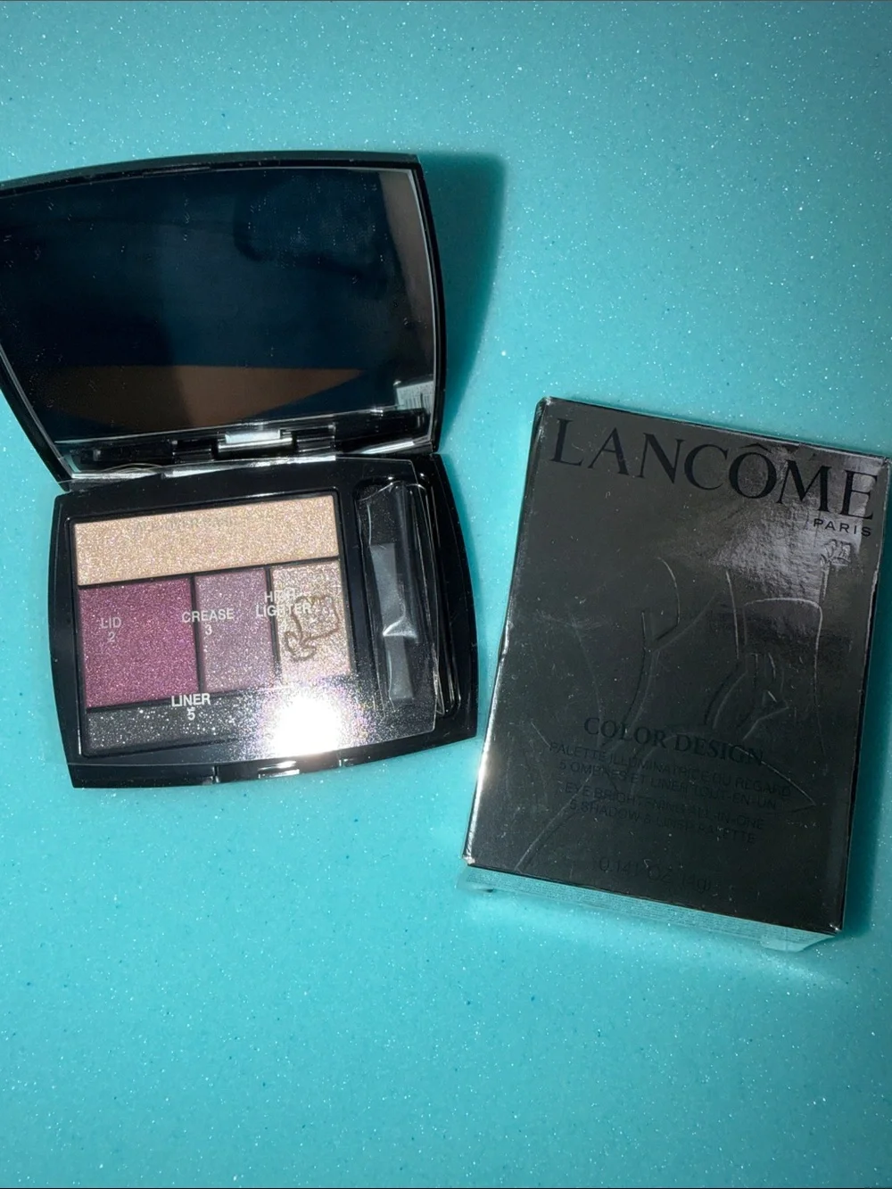 Lancome Color Design Eyeshadow Palette - Pink Plum & Champagne